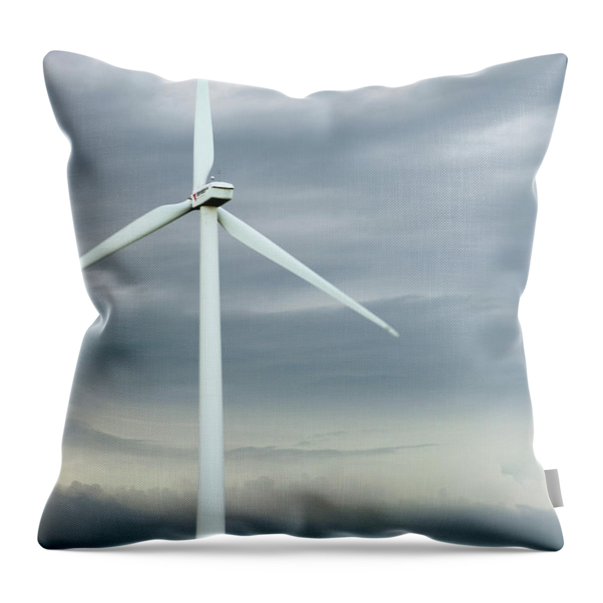 Storm Throw Pillow featuring the photograph In the Foreground by Mary Anne Delgado