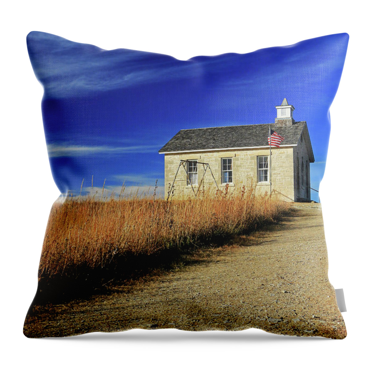 Ks Throw Pillow featuring the photograph In the Middle by Christopher McKenzie