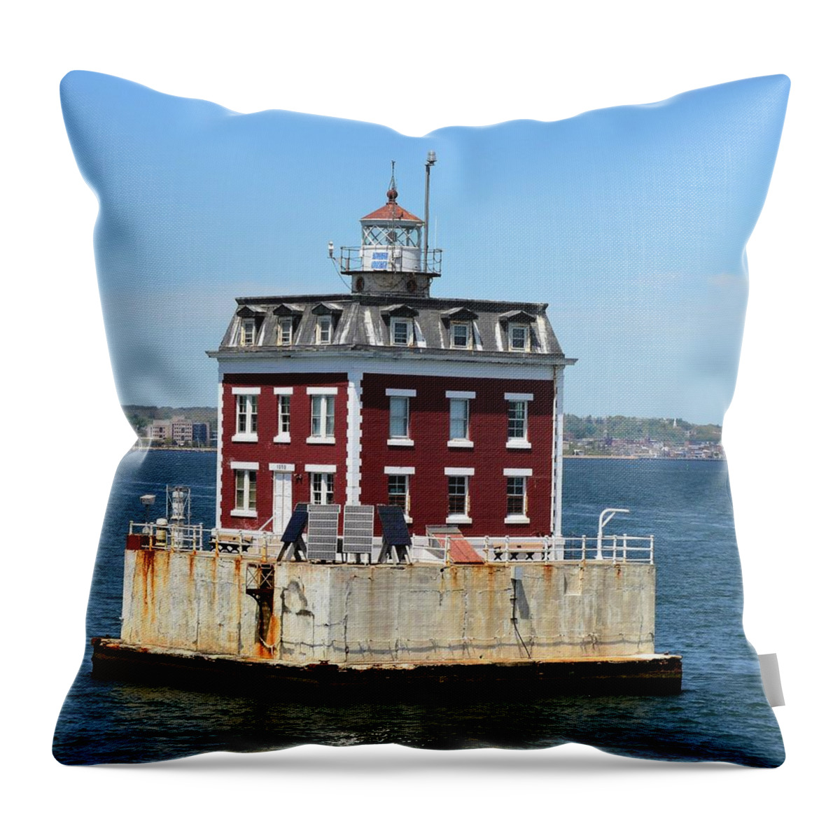 Ocean Throw Pillow featuring the photograph In the Ocean by Charles HALL