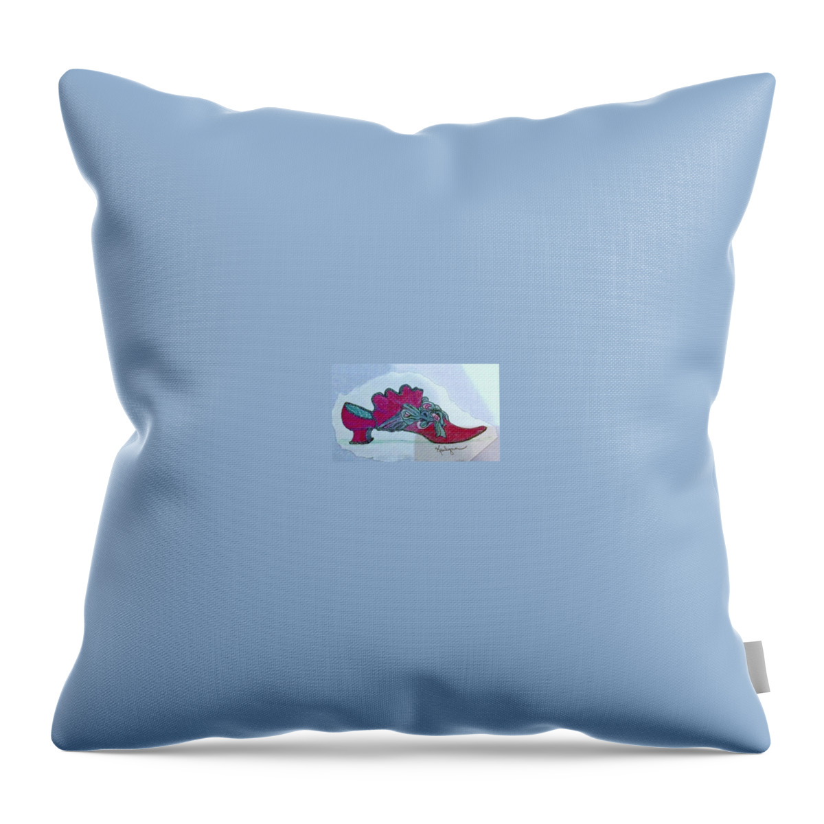Royal Throw Pillow featuring the painting In The Royal Court by Kenlynn Schroeder