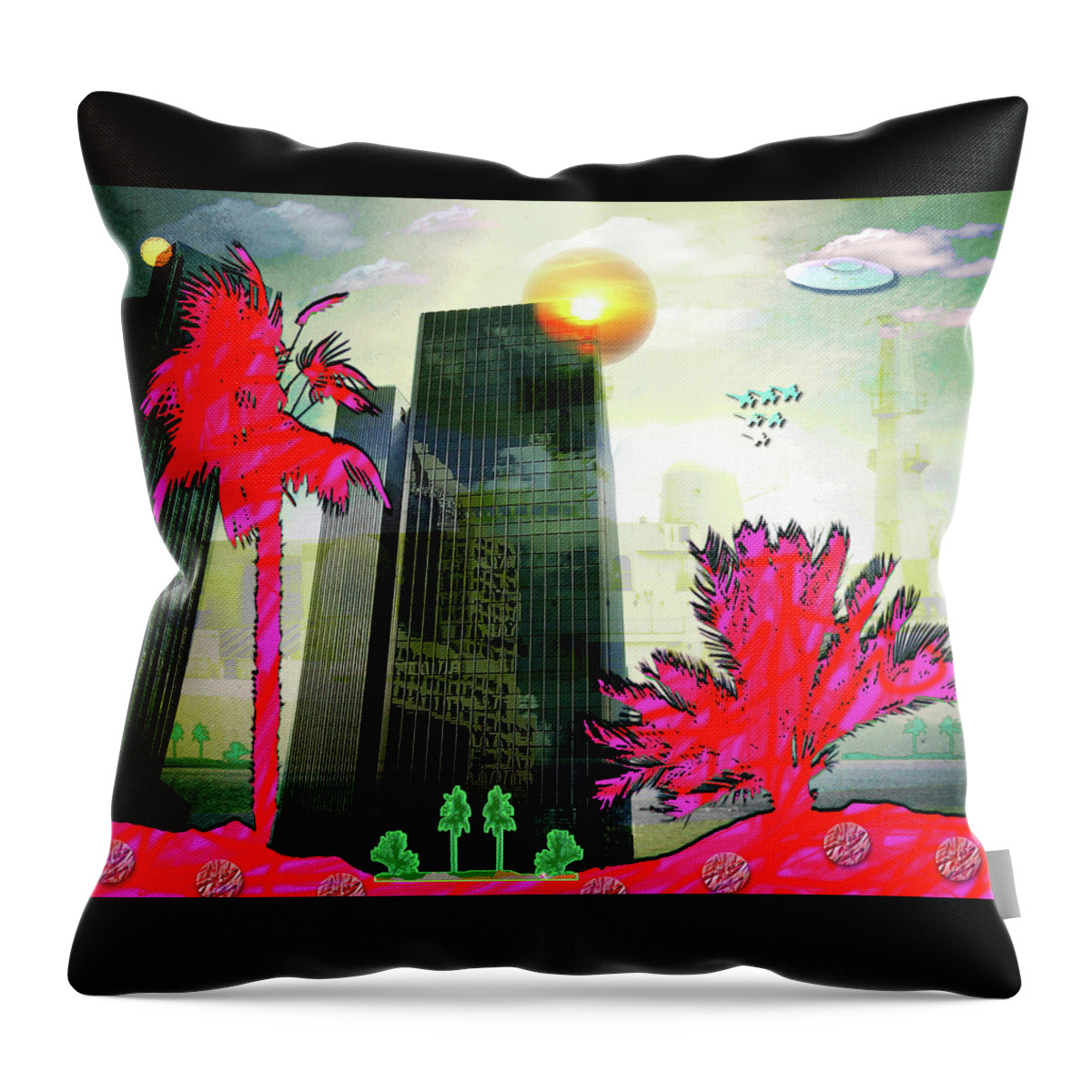 Digital Throw Pillow featuring the photograph In The Tropics by Rod Whyte