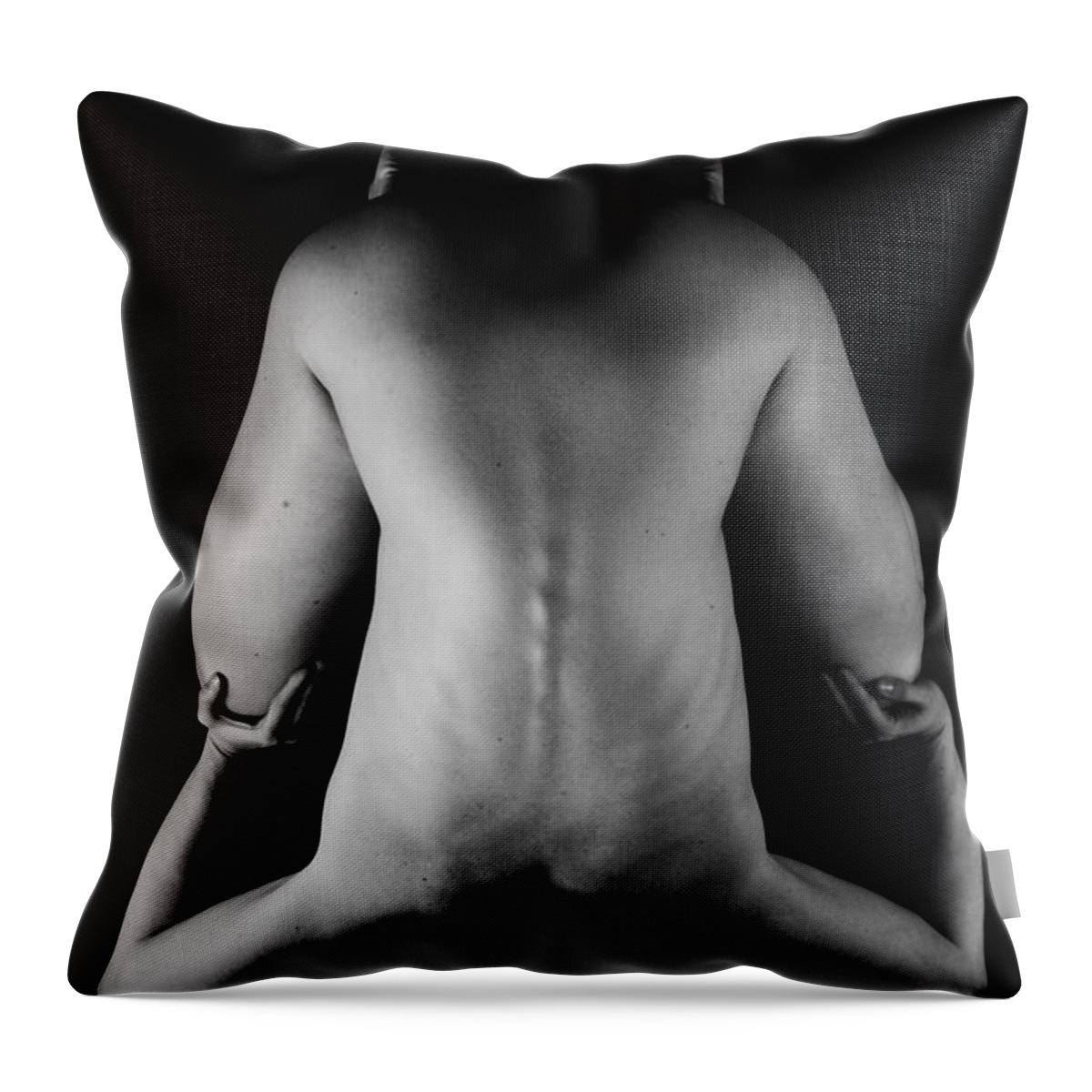 Artistic Throw Pillow featuring the photograph Incubus Throne by Robert WK Clark