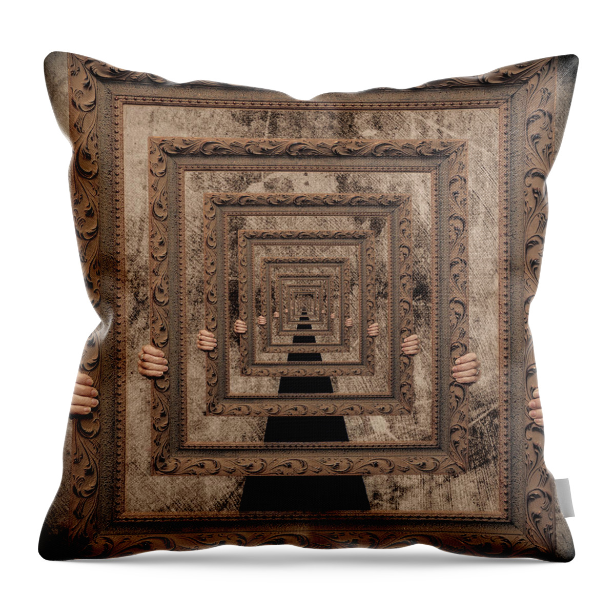 Infinity Throw Pillow featuring the photograph Infinity by Anna Rumiantseva