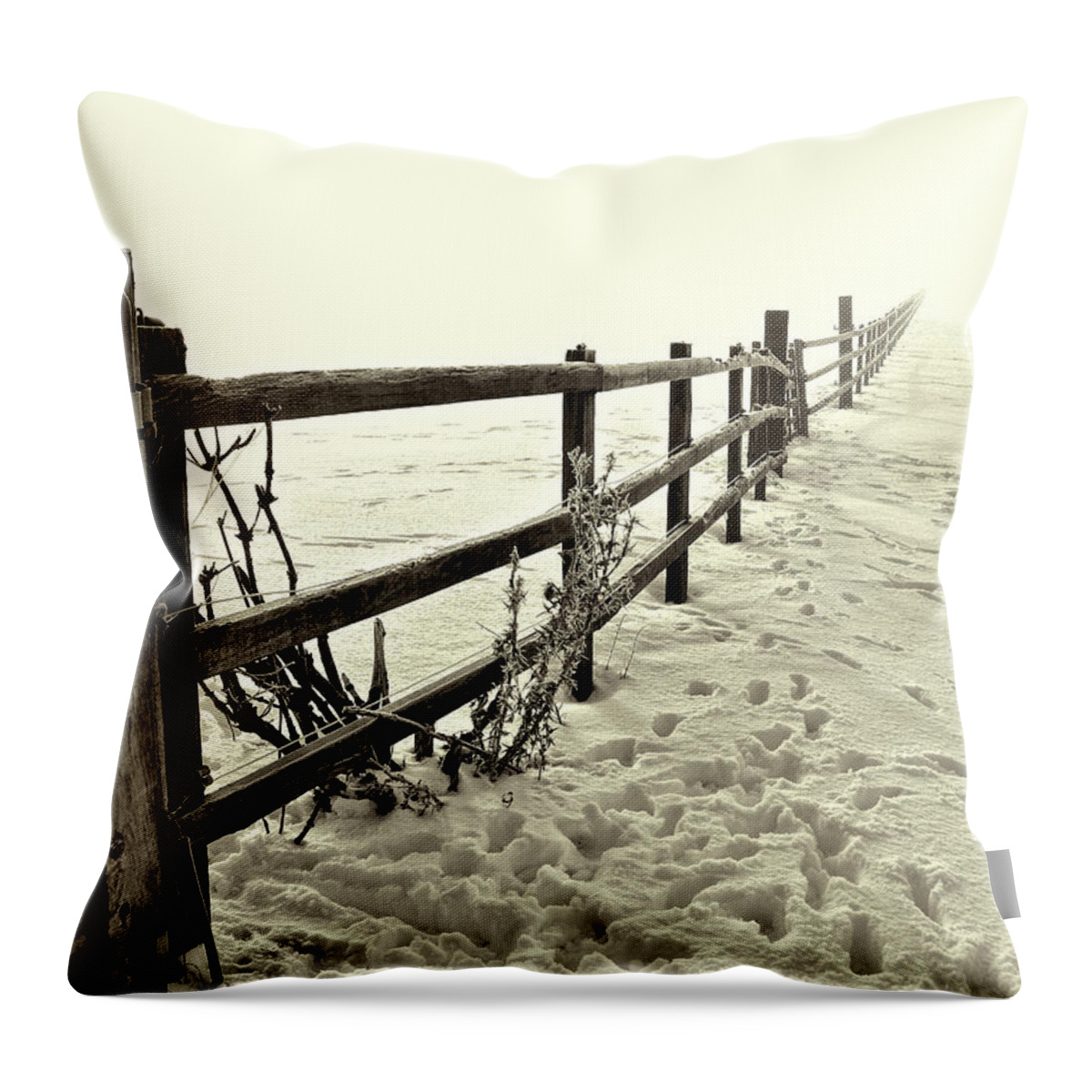 Abstract Throw Pillow featuring the photograph Infinity by Mark Egerton
