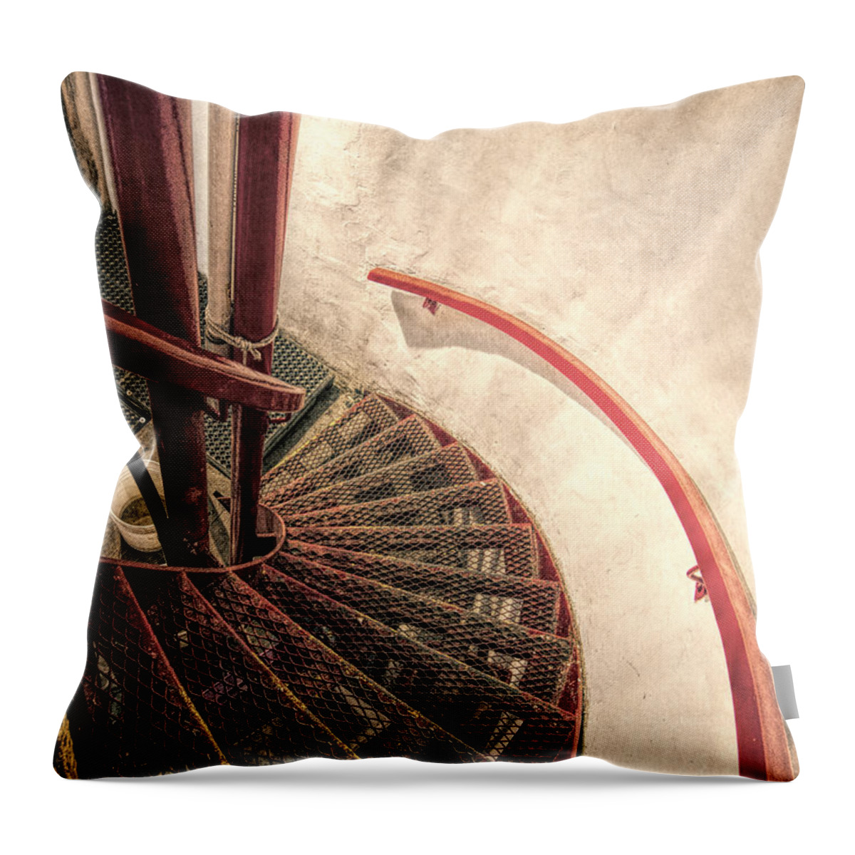 Metal Throw Pillow featuring the photograph Inside the Observatory by Natalie Rotman Cote