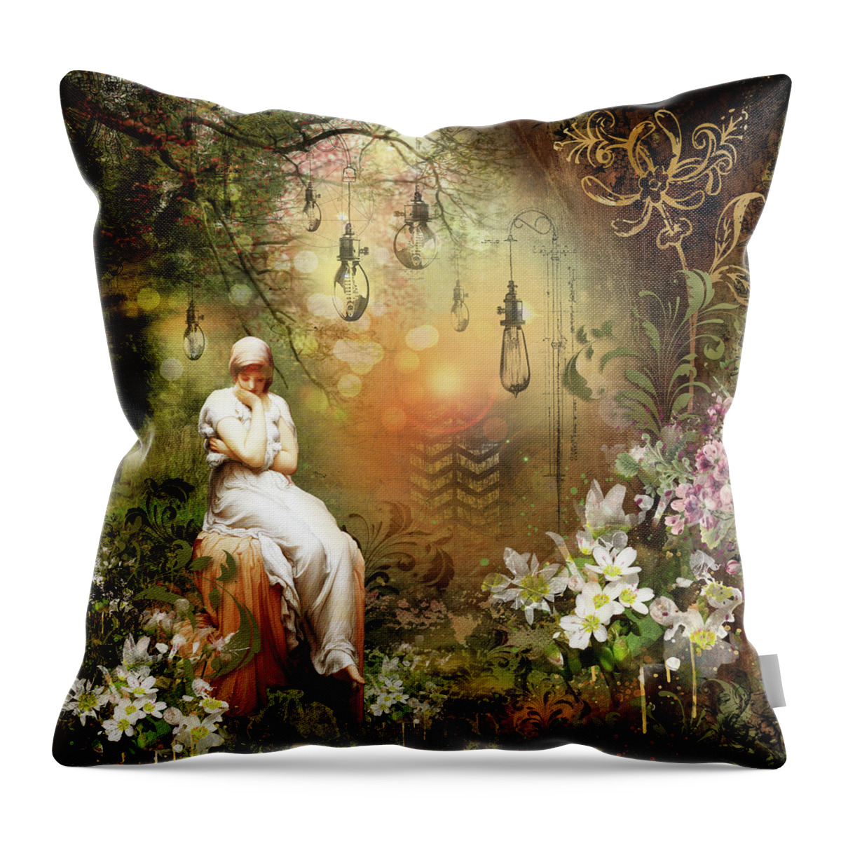 Inspiration Throw Pillow featuring the photograph Inspiration by Carla Parris