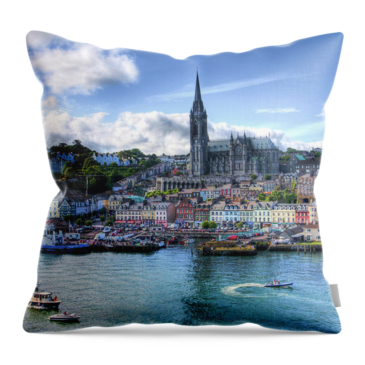 Travel Throw Pillow featuring the photograph Ireland by Rochelle Berman