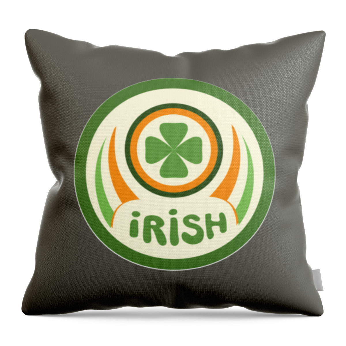 Religion Throw Pillow featuring the digital art Irish by Frederick Holiday