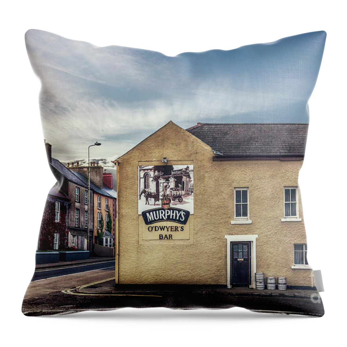 Kremsdorf Throw Pillow featuring the photograph Irish Spirit by Evelina Kremsdorf