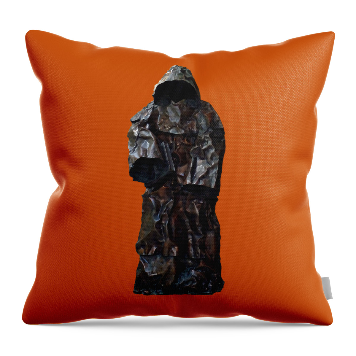 Digital Art Throw Pillow featuring the digital art Iron Robe Art by Francesca Mackenney