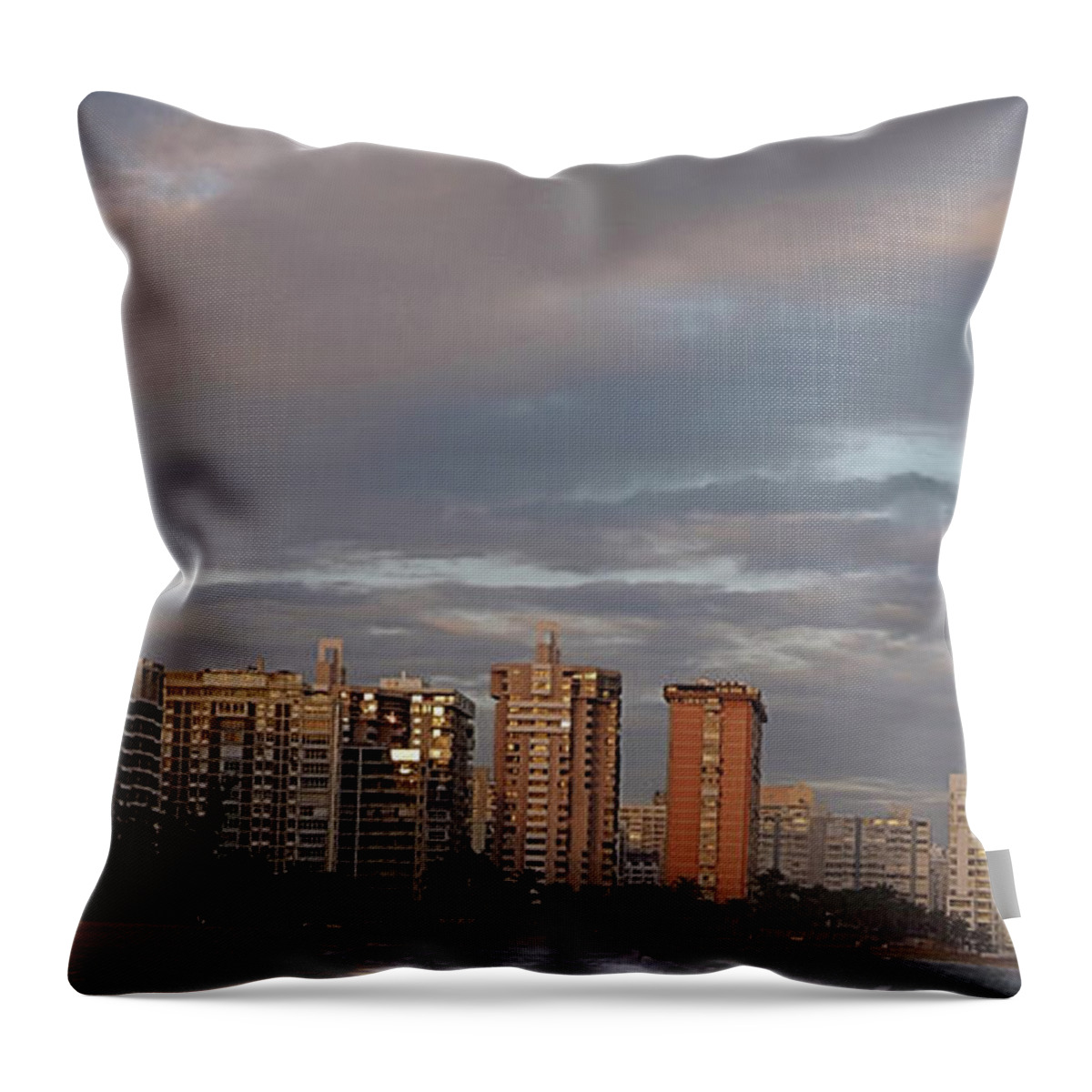 Isla Verde Throw Pillow featuring the photograph Isla Verde by Newwwman