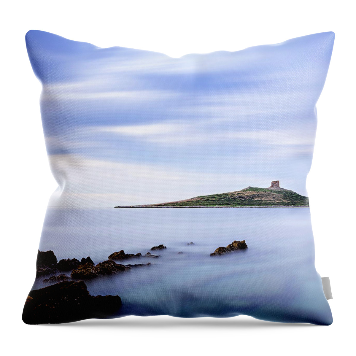 Isola Delle Femmine Throw Pillow featuring the photograph Isola Delle Femmine, Palermo, Sicily by Ian Good