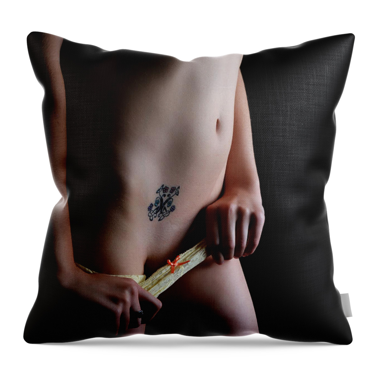 Artistic Throw Pillow featuring the photograph It is Now or Never by Robert WK Clark