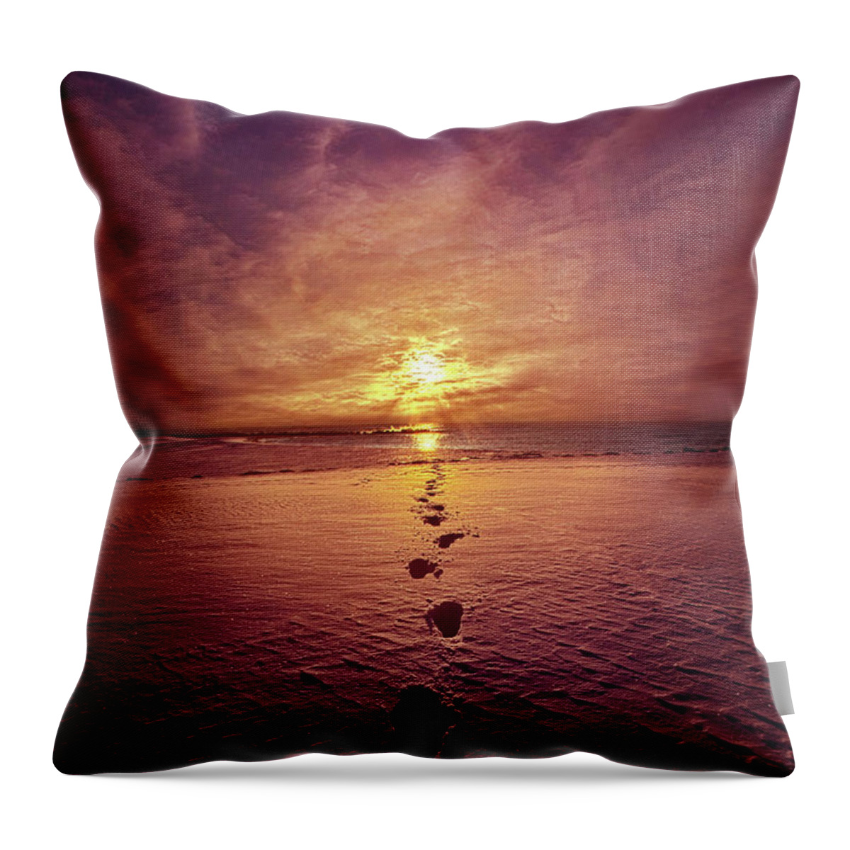Winter Throw Pillow featuring the photograph It Is Then That I Carried You by Phil Koch