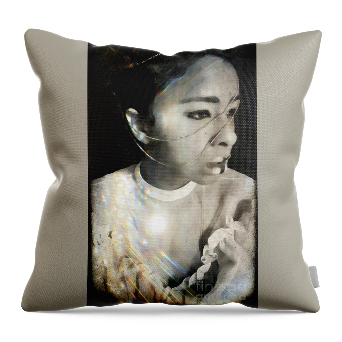  Throw Pillow featuring the photograph It Never was for me by Jessica S