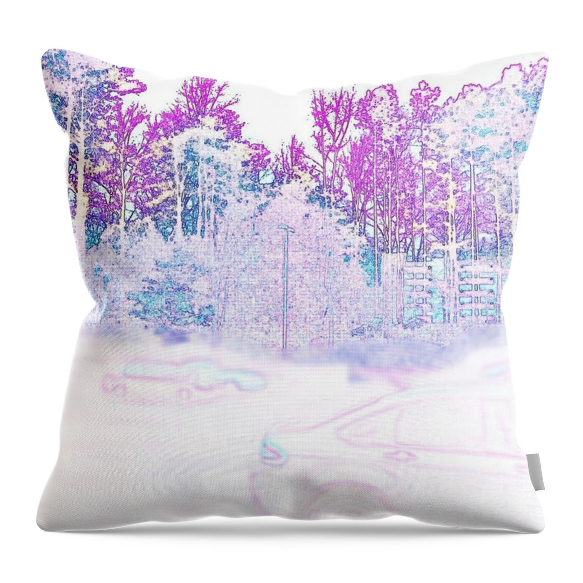 Car Throw Pillow featuring the photograph It's Just A Nice Place To Park by Andy Rhodes