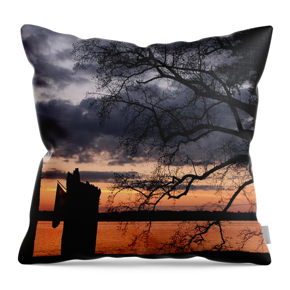 Jamestown Throw Pillow featuring the photograph Jamestown, Virginia by Dr Janine Williams