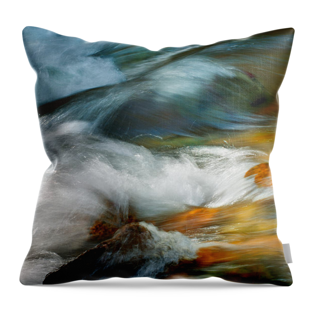 Water Throw Pillow featuring the photograph Jewels In The Stream by Tim Reaves