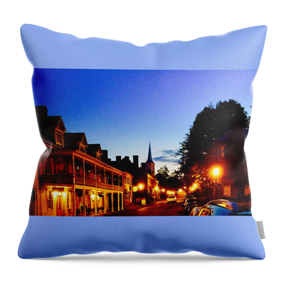 Jones Borough Throw Pillow featuring the photograph Jonesborough Tennessee 4 by Steven Lebron Langston