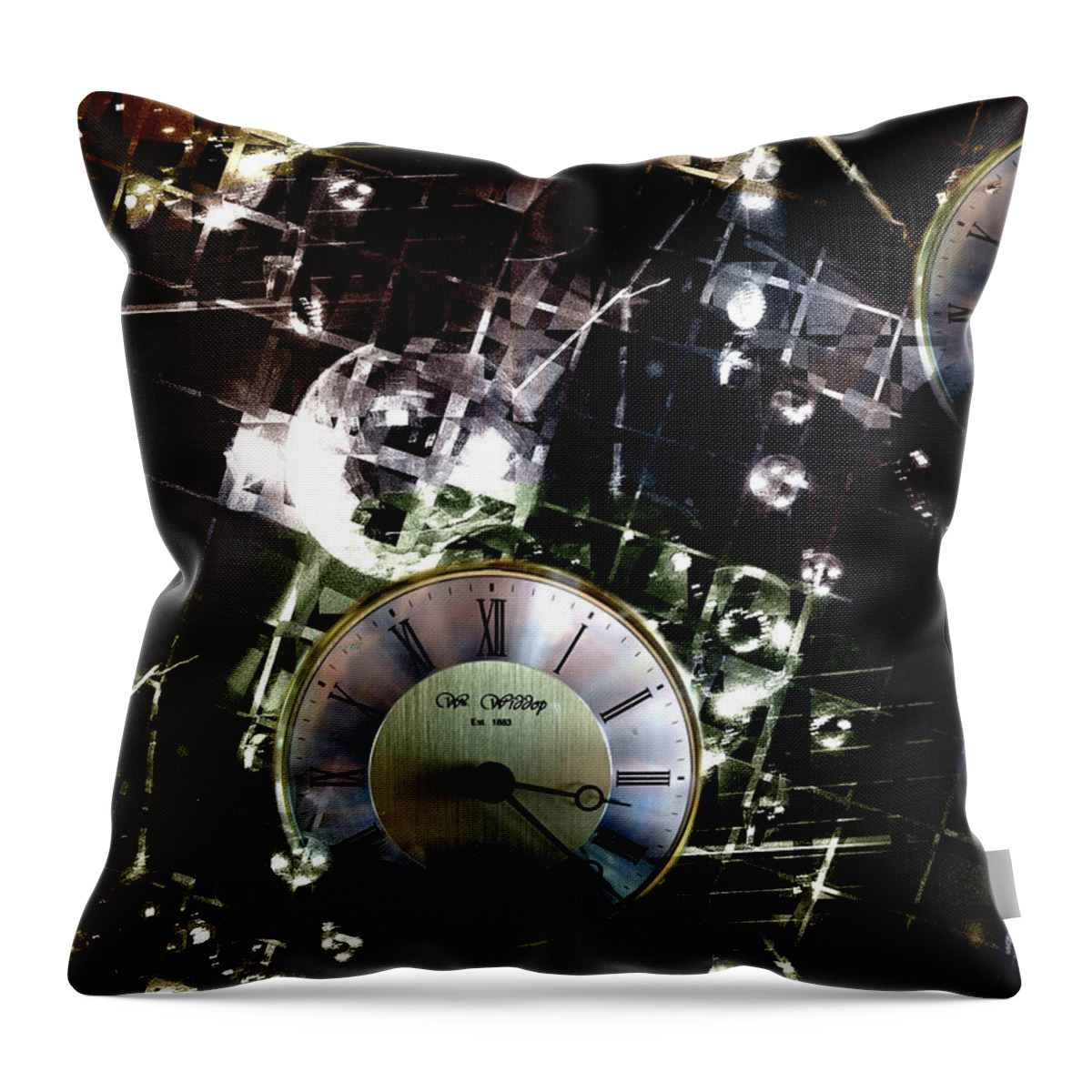 Photos' Art' Abstract' Throw Pillow featuring the photograph Journey in to time 8 by The Lovelock experience