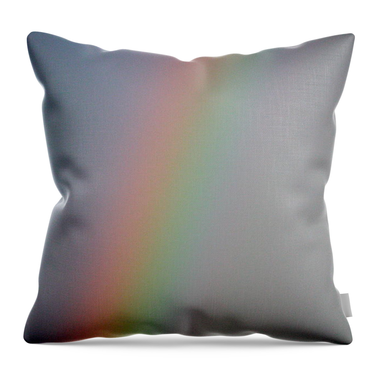 Rainbow Throw Pillow featuring the photograph Just A Piece by Diana Hatcher