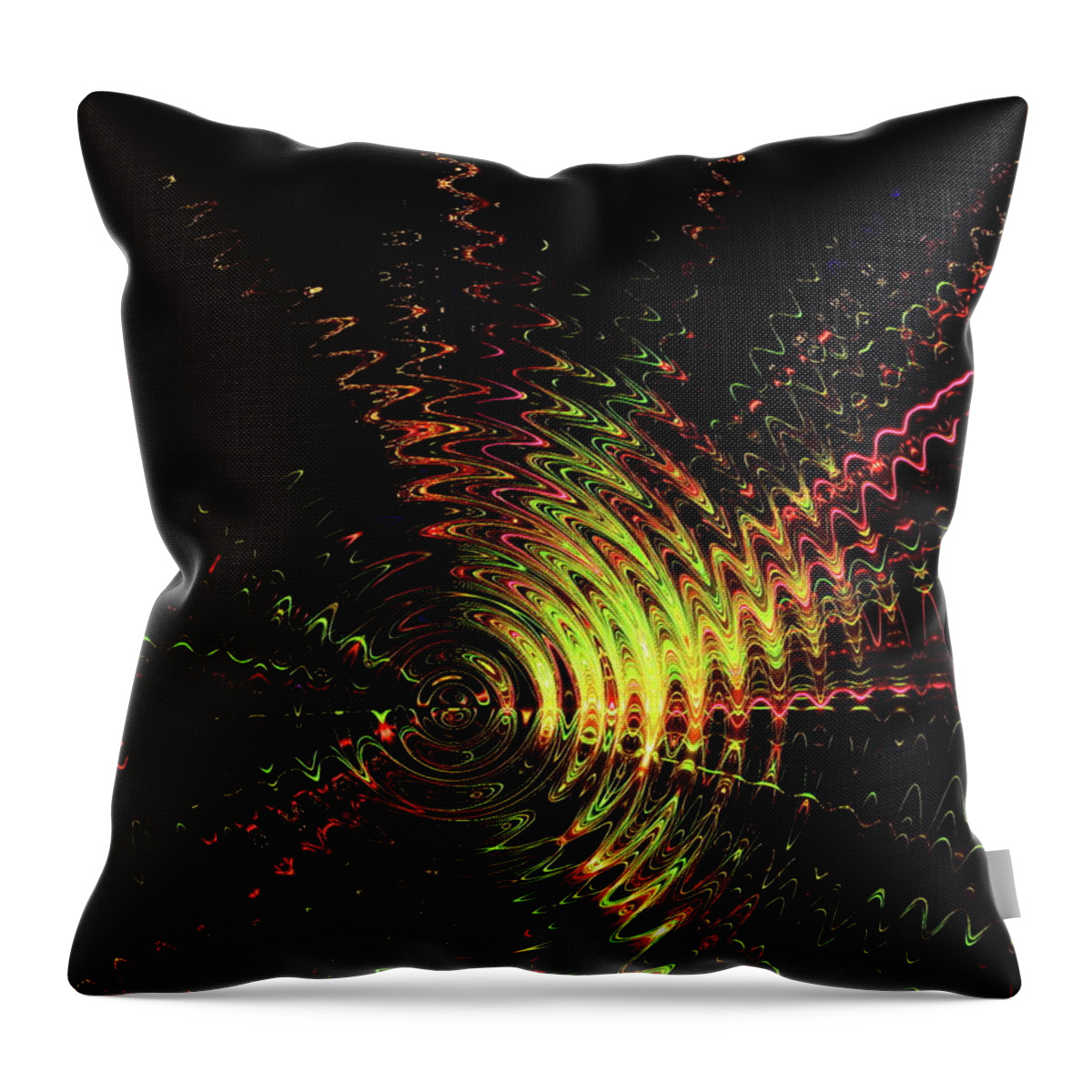 Abstract Throw Pillow featuring the photograph Kabang by Harry Moulton