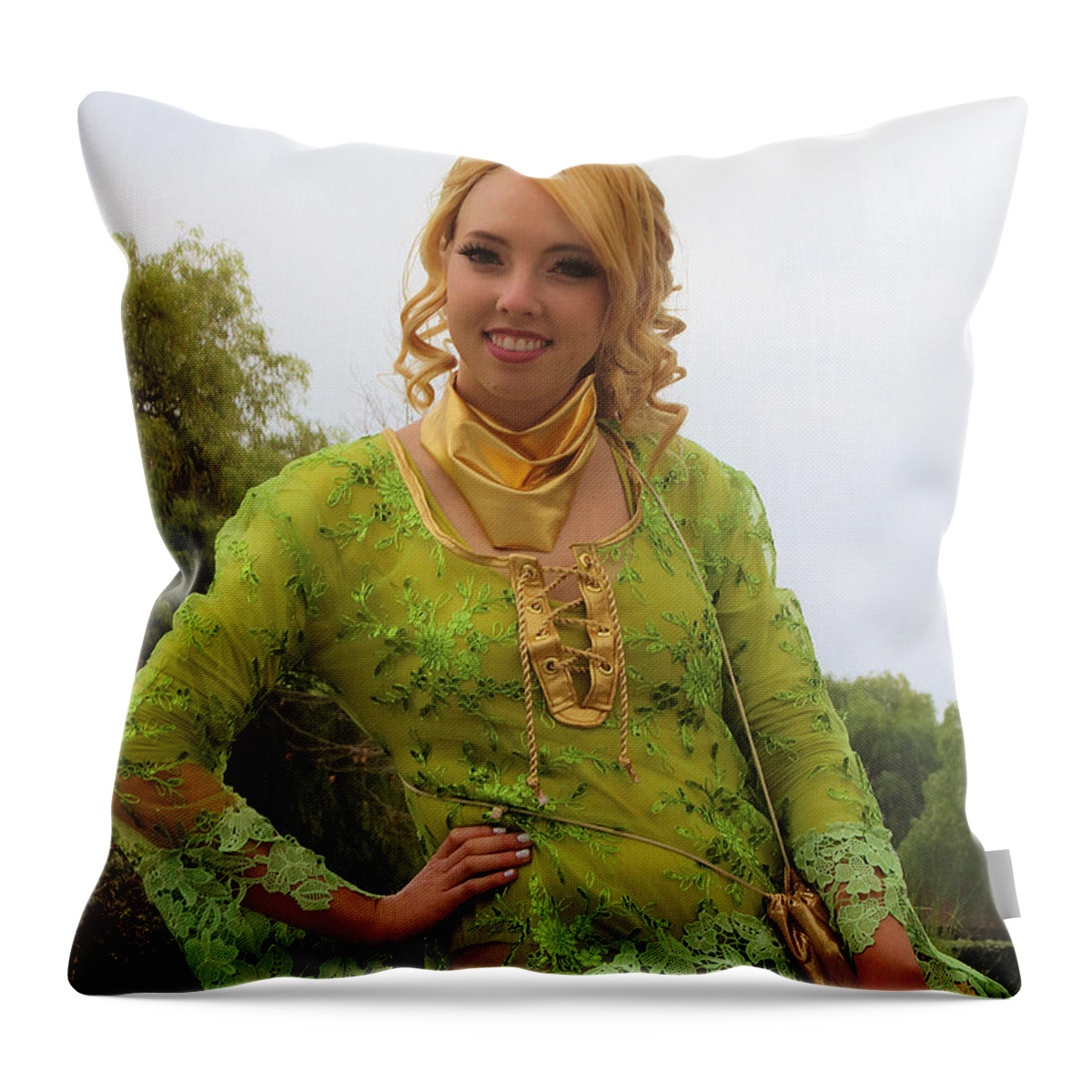 Kelly Throw Pillow featuring the photograph Kelly by Viktor Savchenko