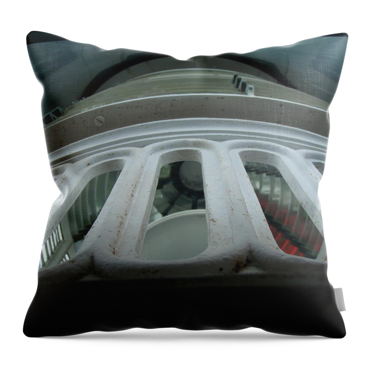 Lighthouse Throw Pillow featuring the photograph Key West LIghthouse 1 by Robert Nickologianis