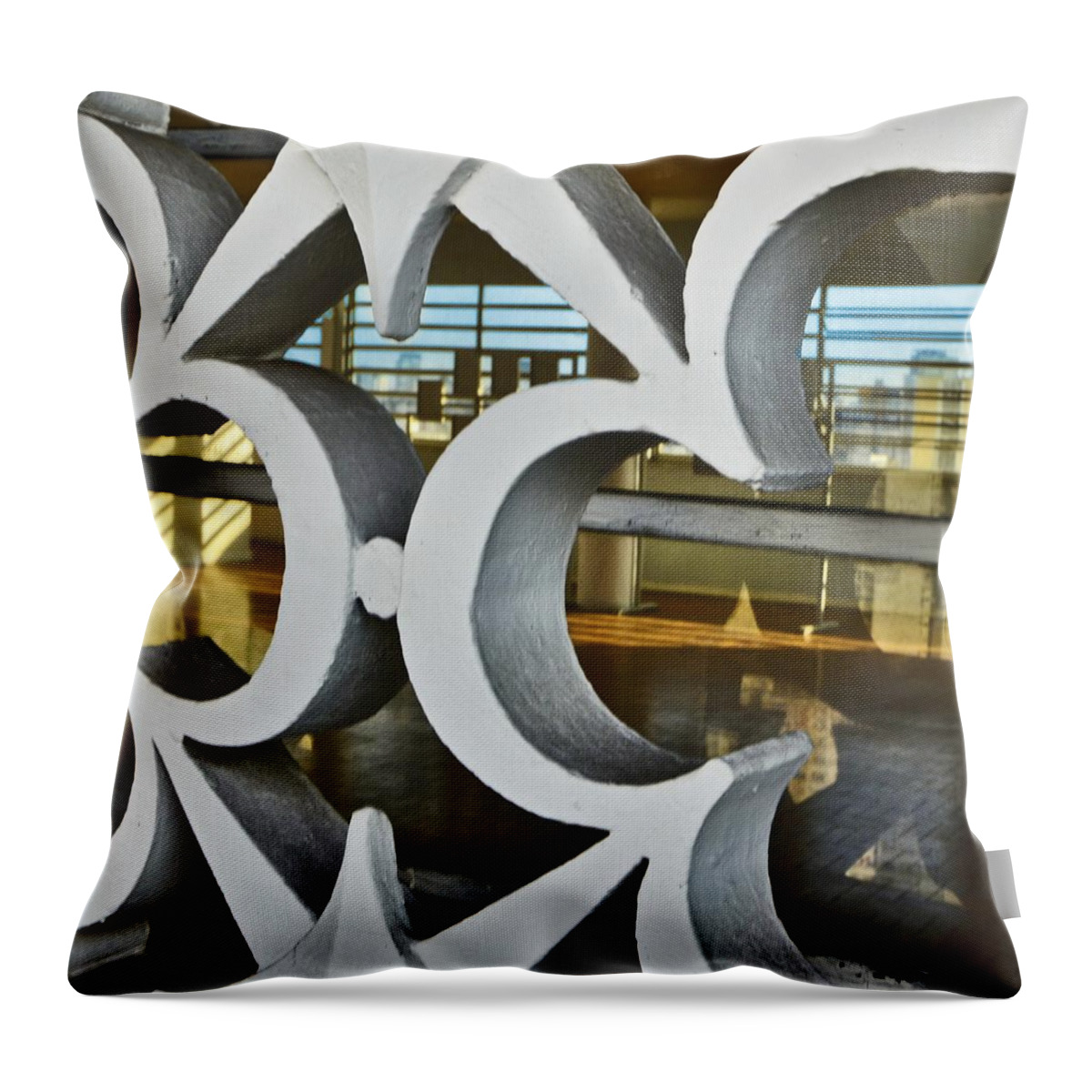 Saopaulo Throw Pillow featuring the photograph Kitsch Urban Details by Carlos Alkmin