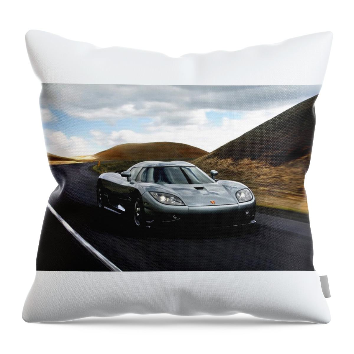 Koenigsegg Ccx Throw Pillow featuring the photograph Koenigsegg CCX by Jackie Russo