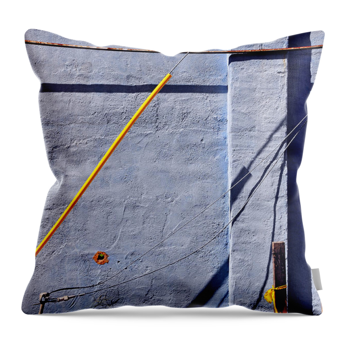 Skip Hunt Throw Pillow featuring the photograph Krishna Blue by Skip Hunt