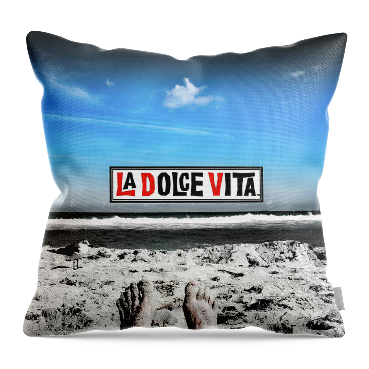 La Dolce Vita Throw Pillow featuring the photograph La Dolce Vita Style by La Dolce Vita