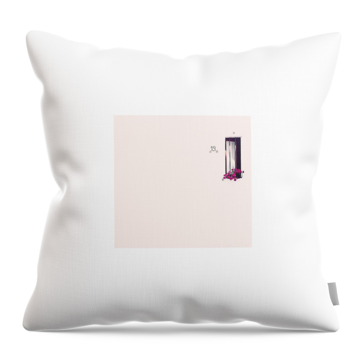 Ventana Throw Pillow featuring the photograph La finestreta by Judith Sayrach