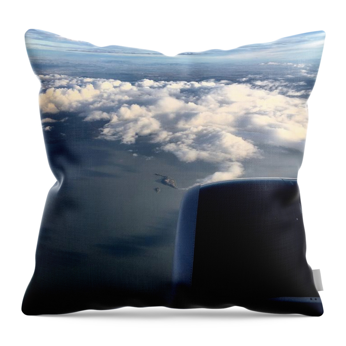 Chapala Throw Pillow featuring the photograph Lago de Chapala by Aurora Bautista