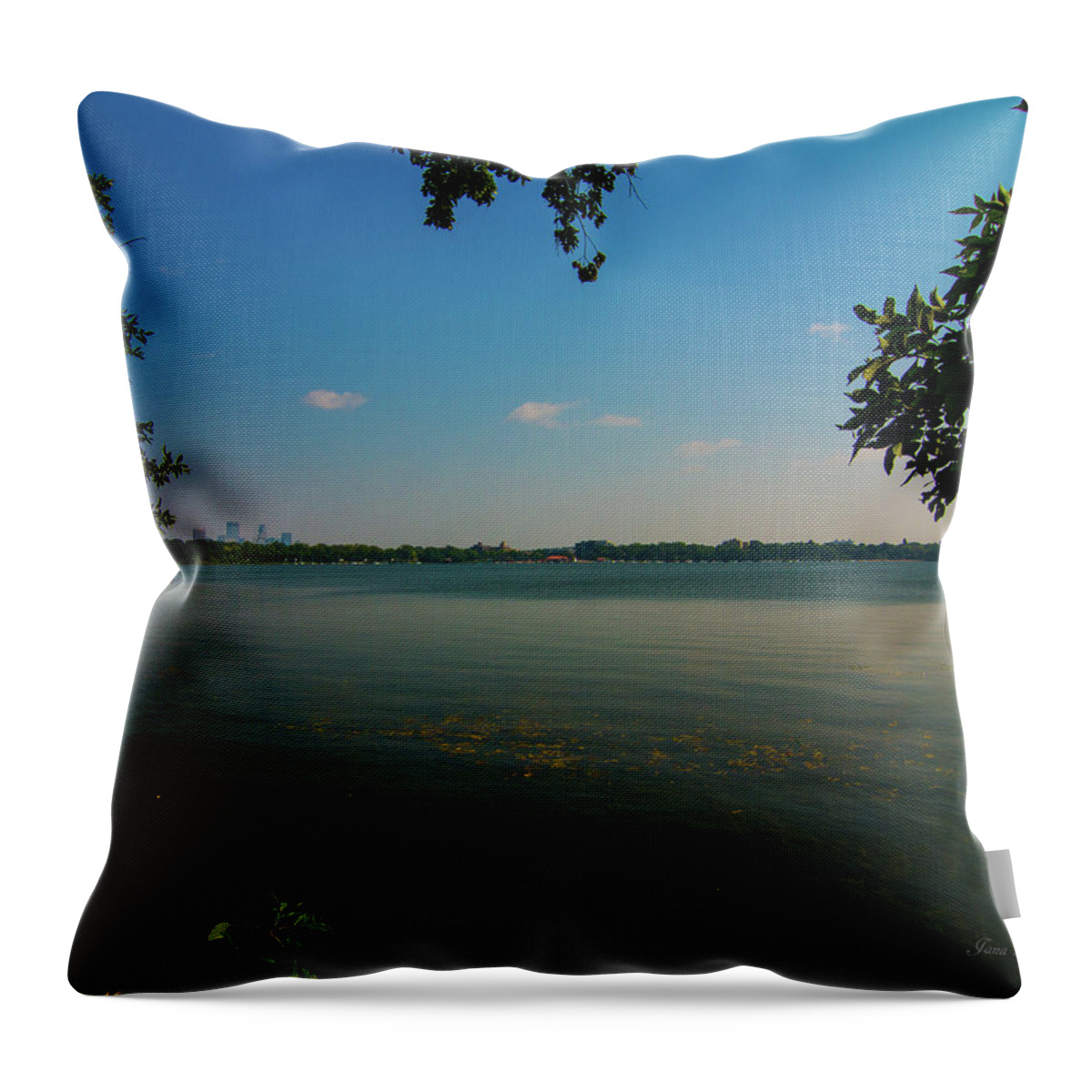 Lake Calhoun Throw Pillow featuring the photograph Lake Calhoun 3788 by Jana Rosenkranz