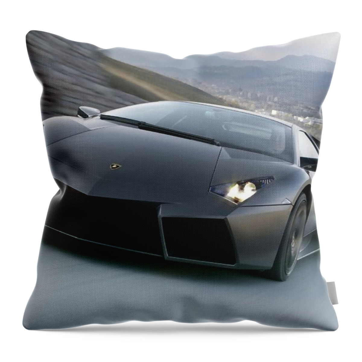 Lamp Throw Pillow featuring the photograph Lamp by Archangelus Gallery