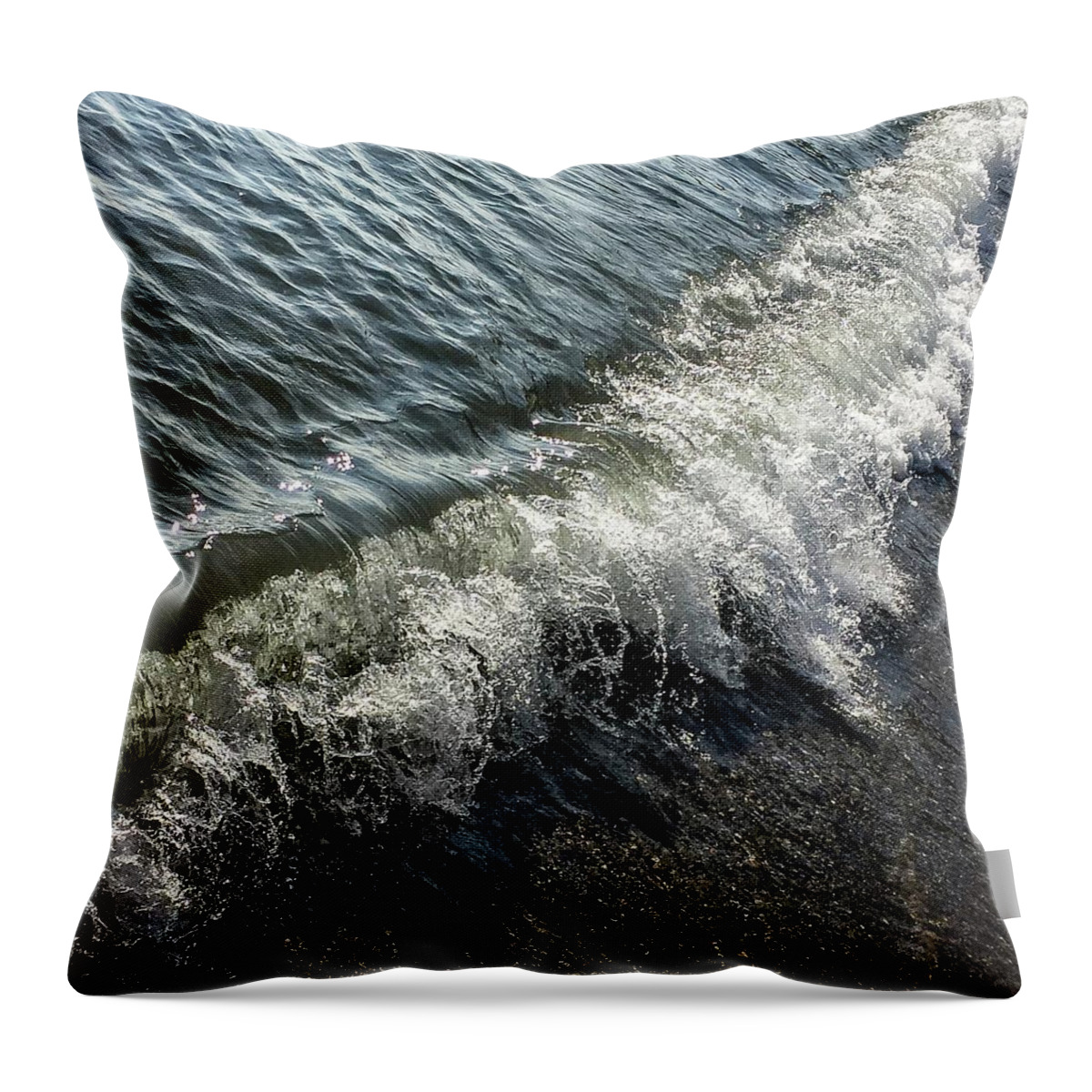 Lake Throw Pillow featuring the photograph Lap by Terri Hart-Ellis