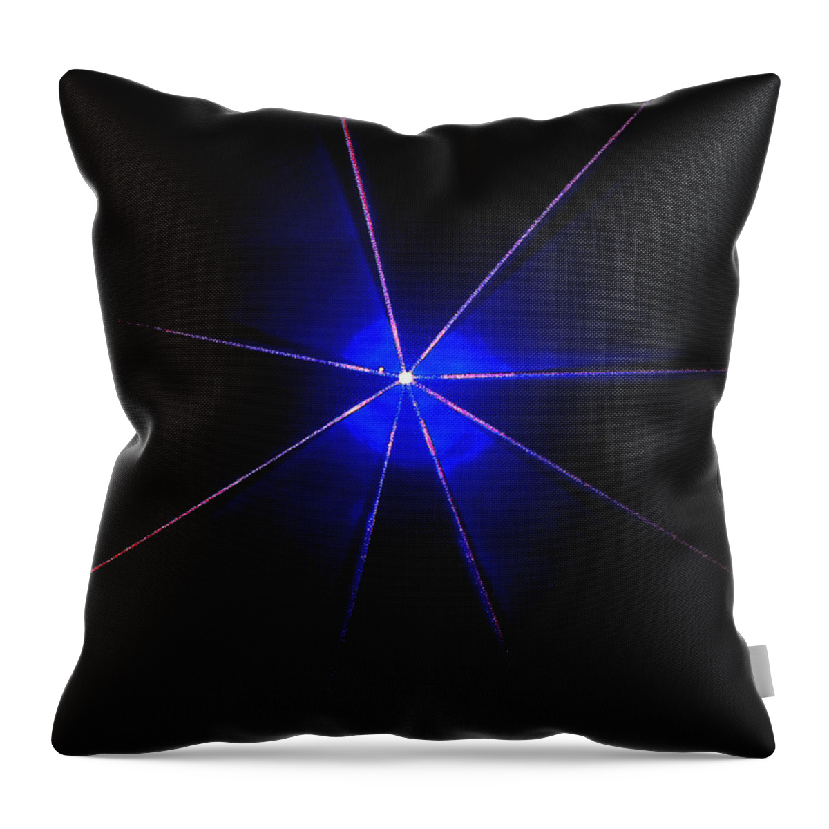 #abstracts #acrylic #artgallery # #artist #artnews # #artwork # #callforart #callforentries #colour #creative # #paint #painting #paintings #photograph #photography #photoshoot #photoshop #photoshopped Throw Pillow featuring the digital art Laserworld Part 8 by The Lovelock experience