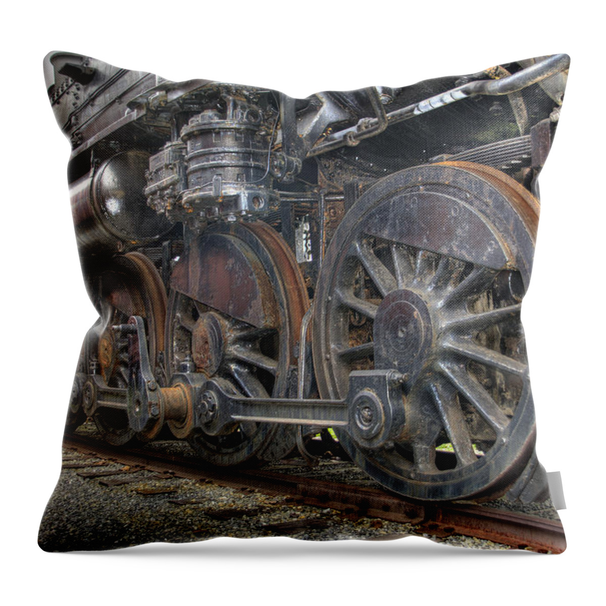 Hdr Throw Pillow featuring the photograph Last Stop by Scott Wyatt