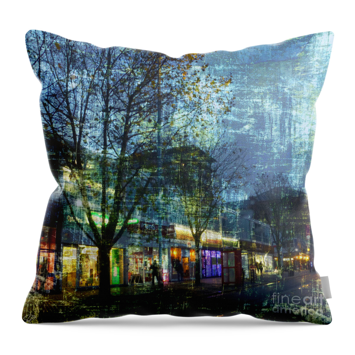 Afternoon Throw Pillow featuring the photograph Late Afternoon in Autumn by LemonArt Photography