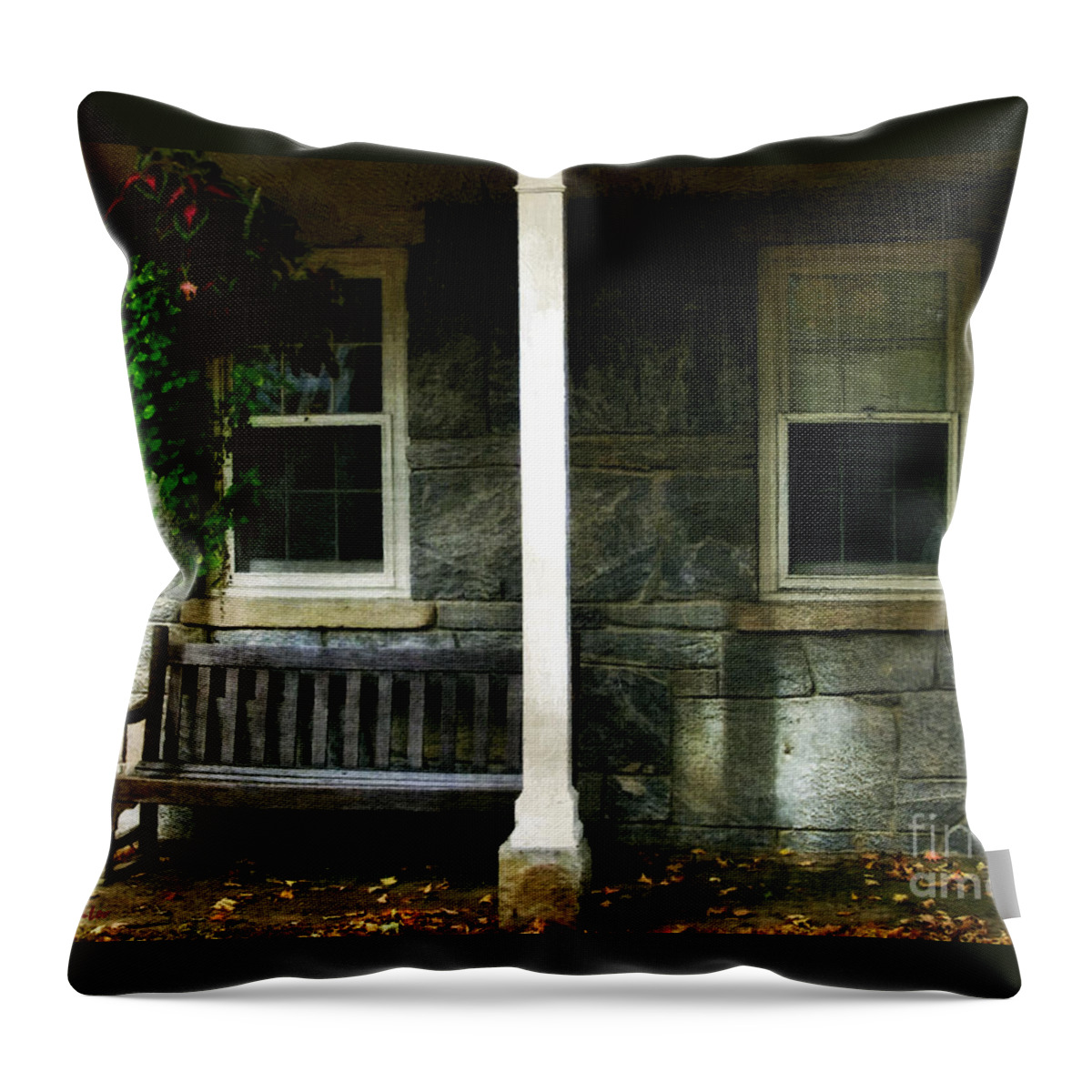 Autumn Throw Pillow featuring the painting Late Afternoon in Autumn by RC DeWinter