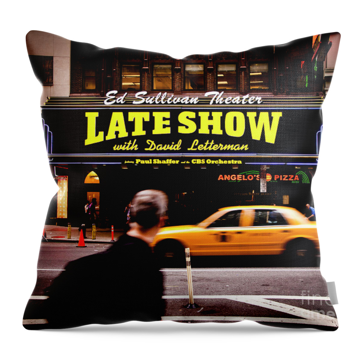 Late Show Throw Pillow featuring the photograph Late Show by RicharD Murphy