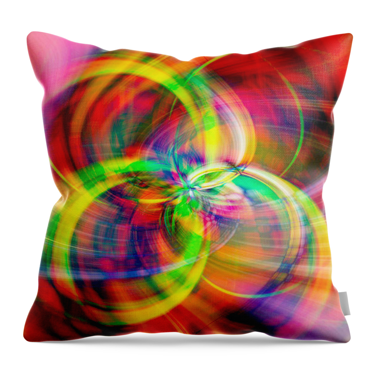 Swirls Throw Pillow featuring the photograph Layered Swirls by Cathy Donohoue