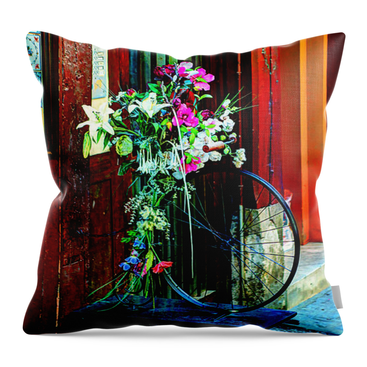 Europe Throw Pillow featuring the photograph Le Potier Rouen France by Tom Prendergast