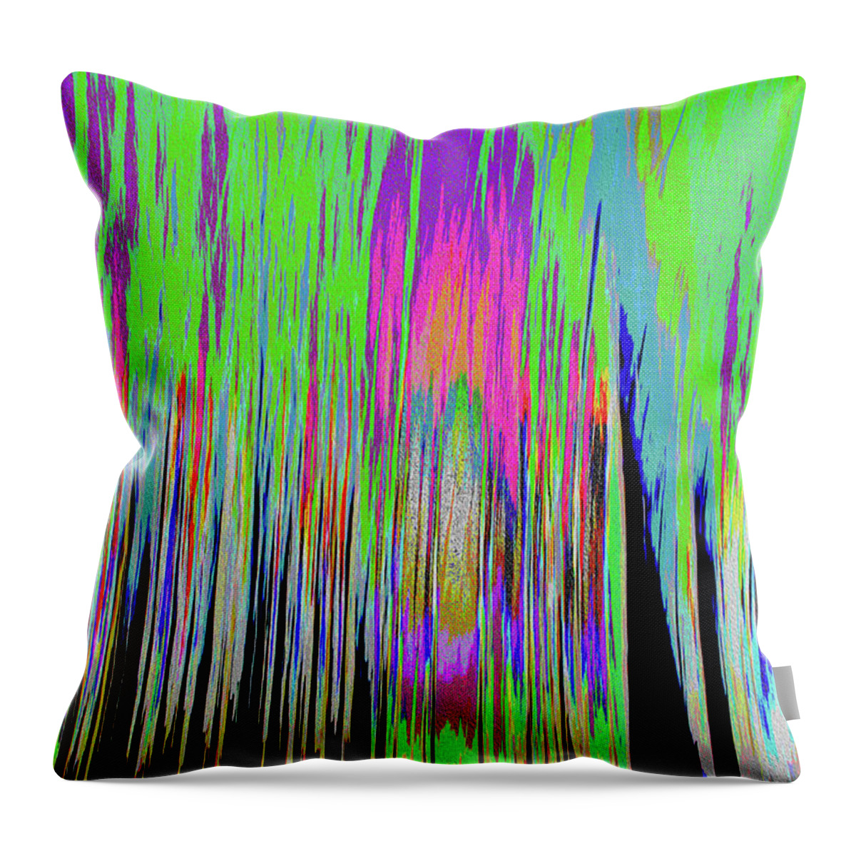 Trees Throw Pillow featuring the photograph Leafless Trees by Tony Beck