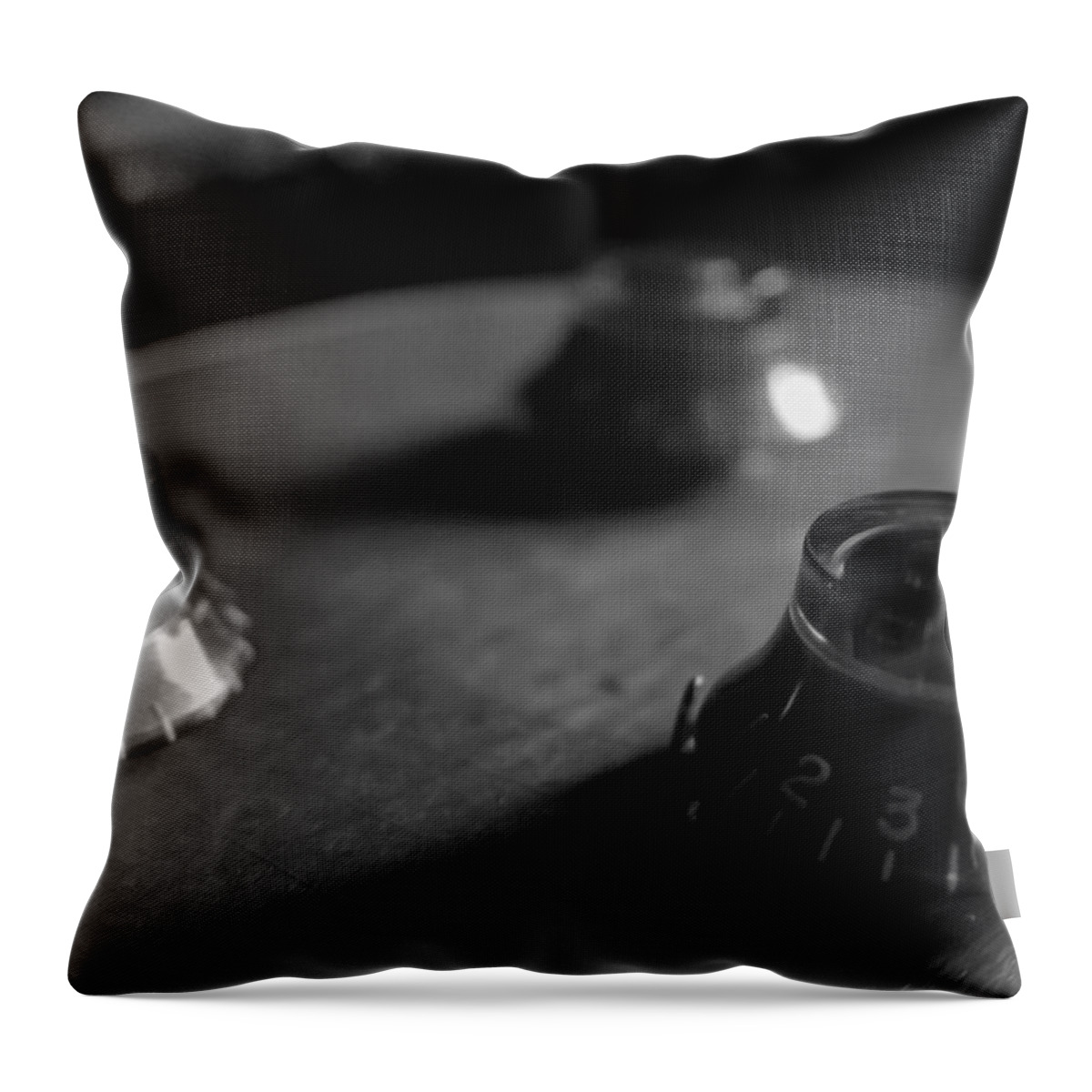 Guitar Throw Pillow featuring the digital art Les Paul Controls Series by Guitarwacky Fine Art