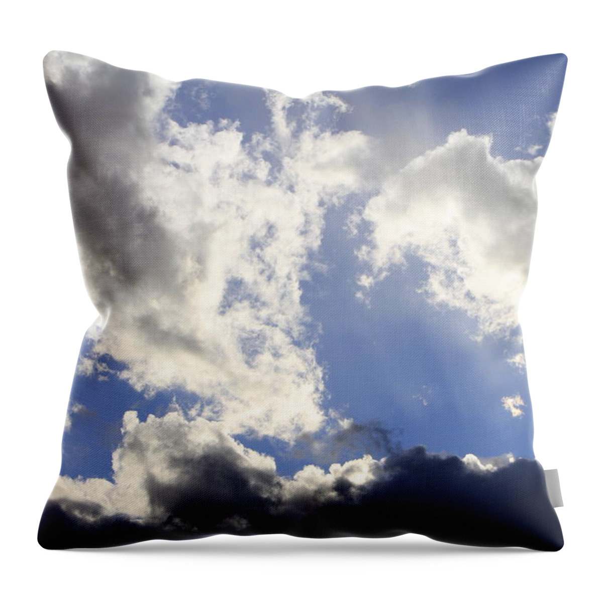 Sky Throw Pillow featuring the photograph Let the Sun Shine by Shoal Hollingsworth