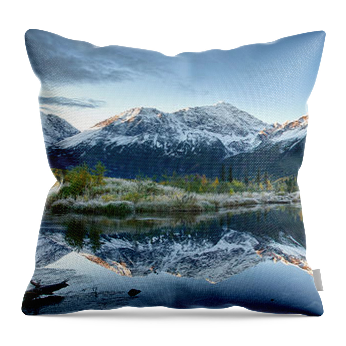 Alaska Throw Pillow featuring the photograph Level by Ed Boudreau
