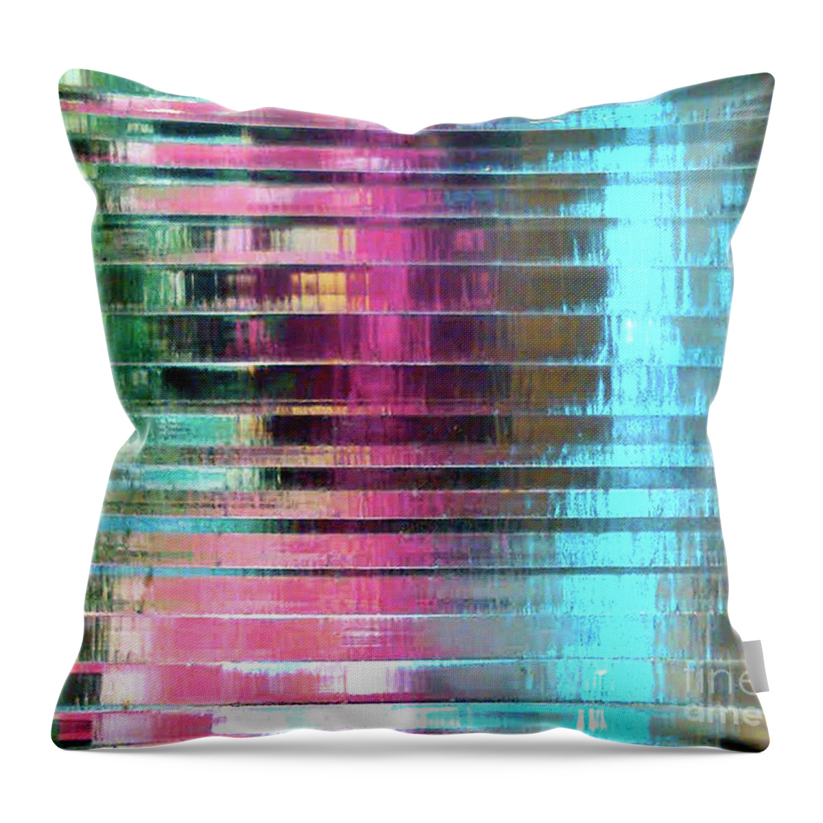 Photo Throw Pillow featuring the photograph Life in Plastic by Maria Arango