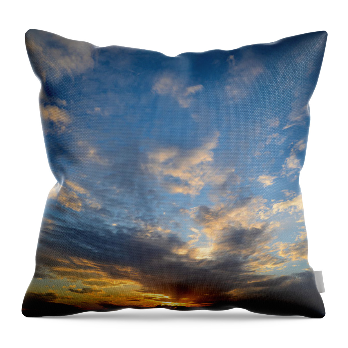 Sunset Throw Pillow featuring the photograph Liminal by Alex Blondeau